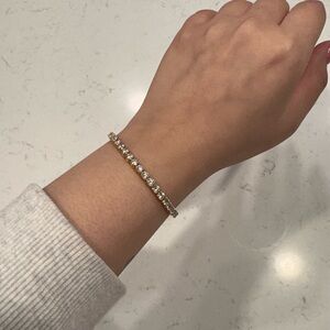 Swarovski Gold Tennis Bracelet